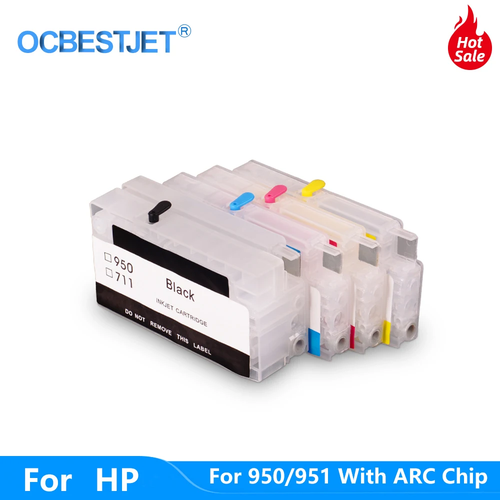 950 951 950XL 951XL Empty Refillable Ink Cartridge For HP Officejet Pro 8100 8600 8610 8615 8620 8625 8630 251dw 276dw Printer