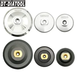 DT-DIATOOL 1pc Al base Back Pad for Diamond Polishing Pads  M14 or 5/8 Thread 3