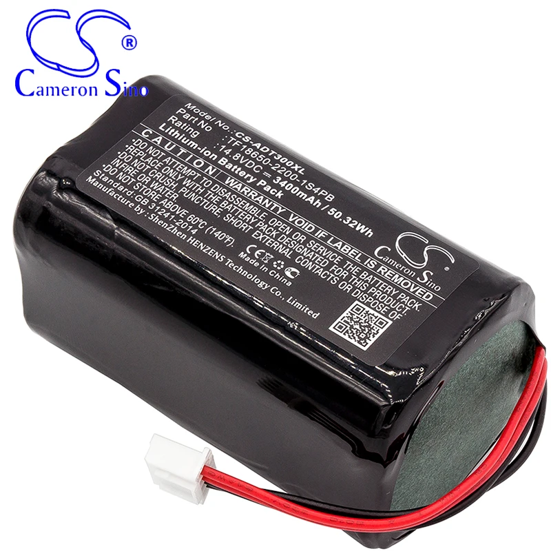 CameronSino Battery for Audio Pro Addon T3 Addon T9 Addon T10 T3 T9 T10 fits Audio Pro TF18650-2200-1S4PB Speaker Battery 14.80V