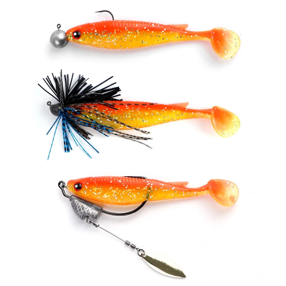 Noeby Drive Shad – Señuelo de vinilo cola de paleta - imagen 4