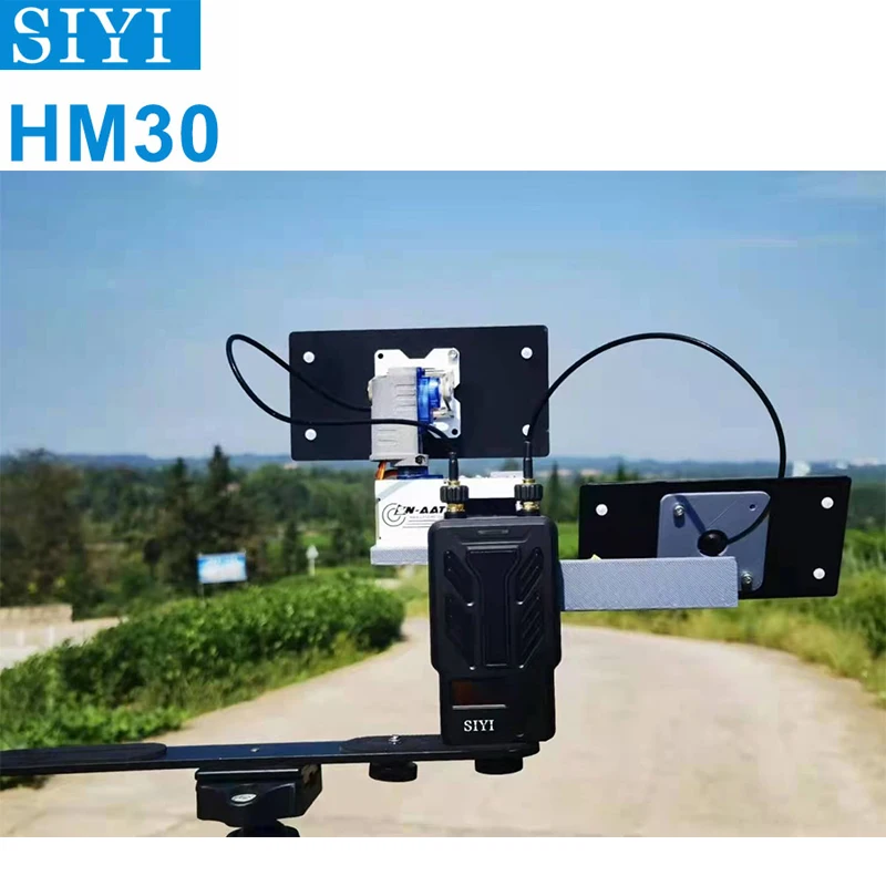 SIYI HM30 Full HD Digital Video Link Radio System Transmitter Remote Control OLED Touchscreen 1080p 60fps 150ms FPV OSD 30KM