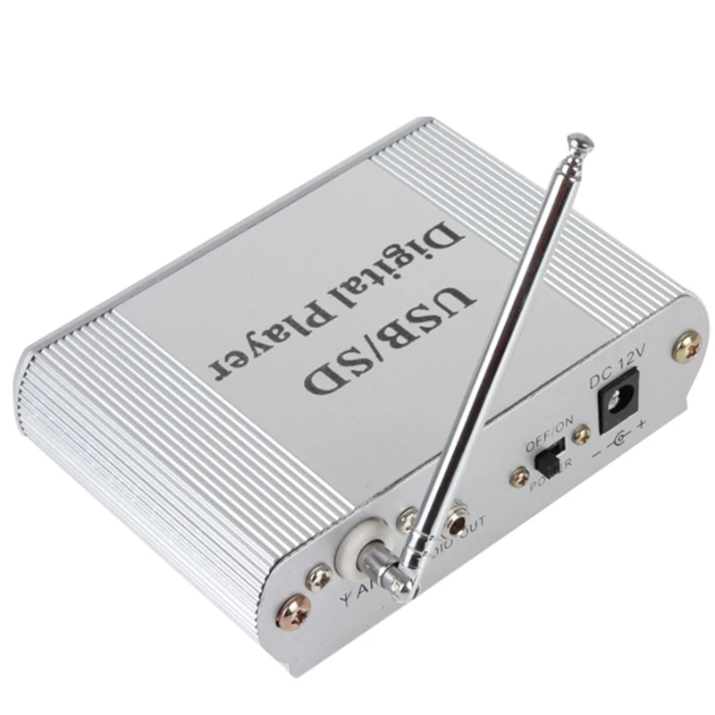 Mini Design HY1008 Motorcycle Power Amplifier LED Digital Display MP3 Player FM Car Audio Mono Amplifier USB SD Remote Control