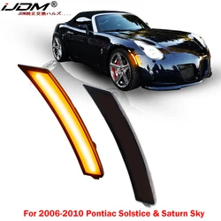 IJDM Smoked Lens ambra LED paraurti Side Marker Light per 2006-2010 Pontiac Solstice Saturn Sky, sostituire OEM Front Sidemarkers