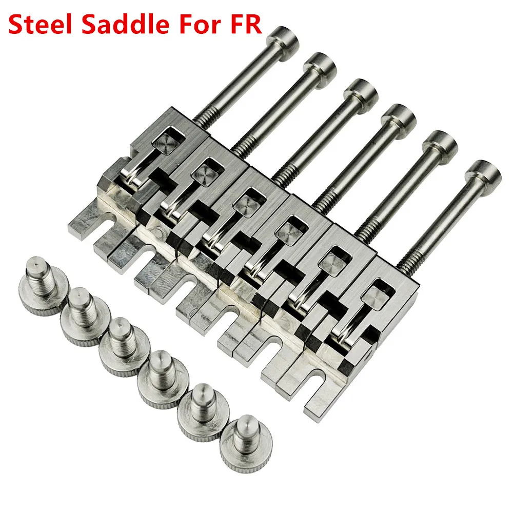 【Made in Japan】 1 Set ( 6/7 PCS ) Electric Guitar Bridge Stainless Steel Saddle For FR Floyd Rose Tremolo System Bridge Saddles