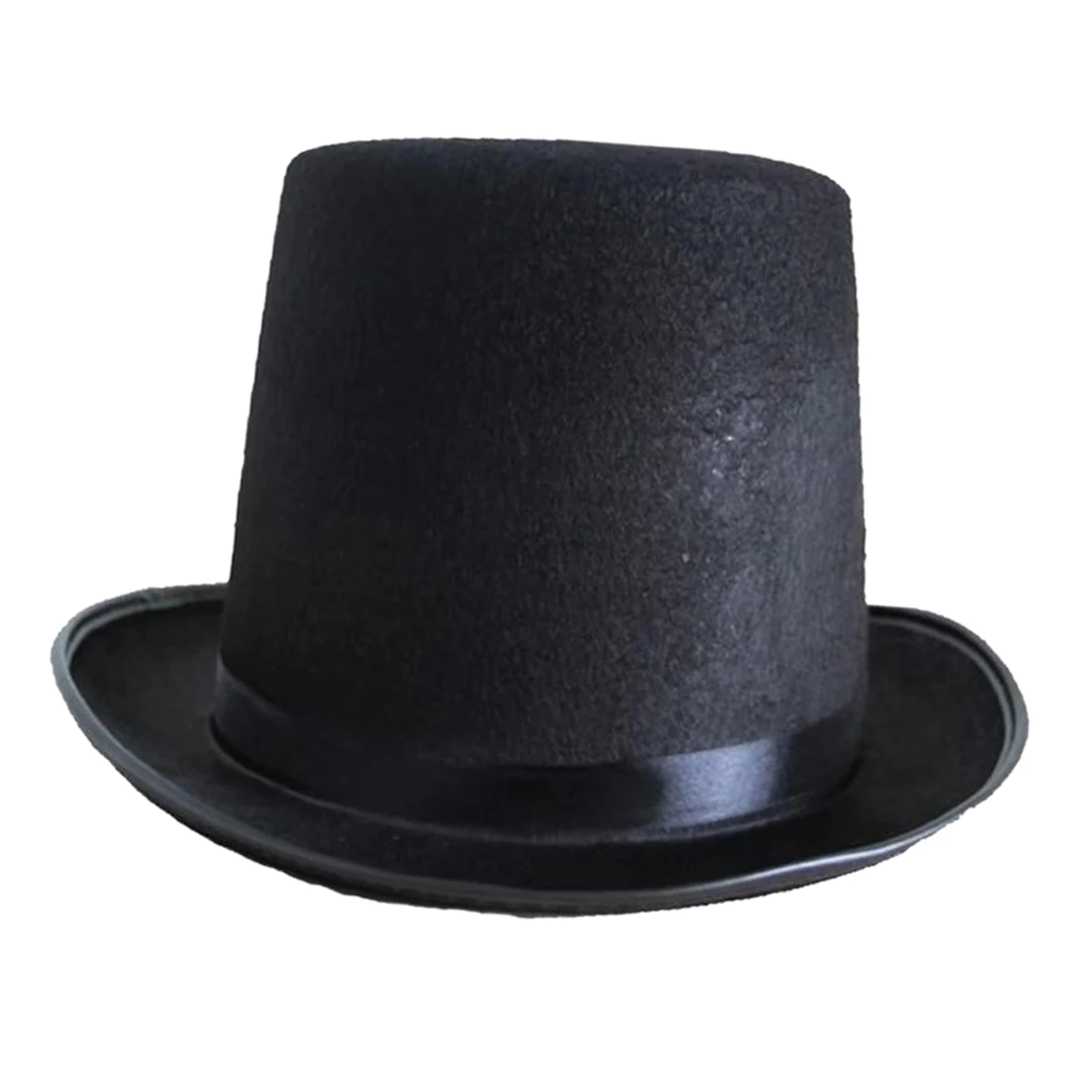 Adult Top Hat  Magician Fancy Dress Accessory Costume Part Hat, One Size Fit Most