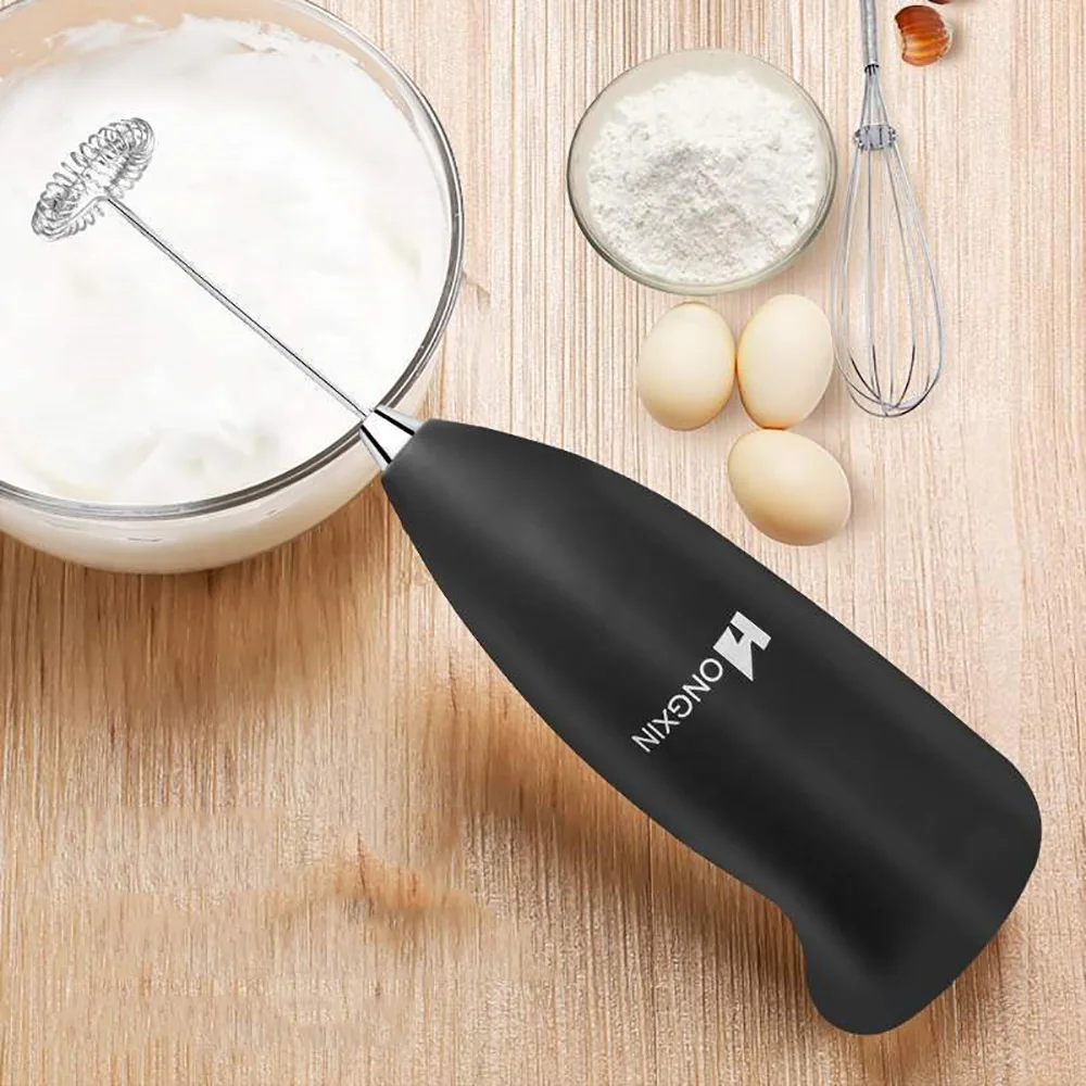 Electric Hand Mixer Mini Egg Tools Whisk Egg Beater Milk Frother Stainless Steel Coffee Stirrer Kitchen Accessories Mini Blender