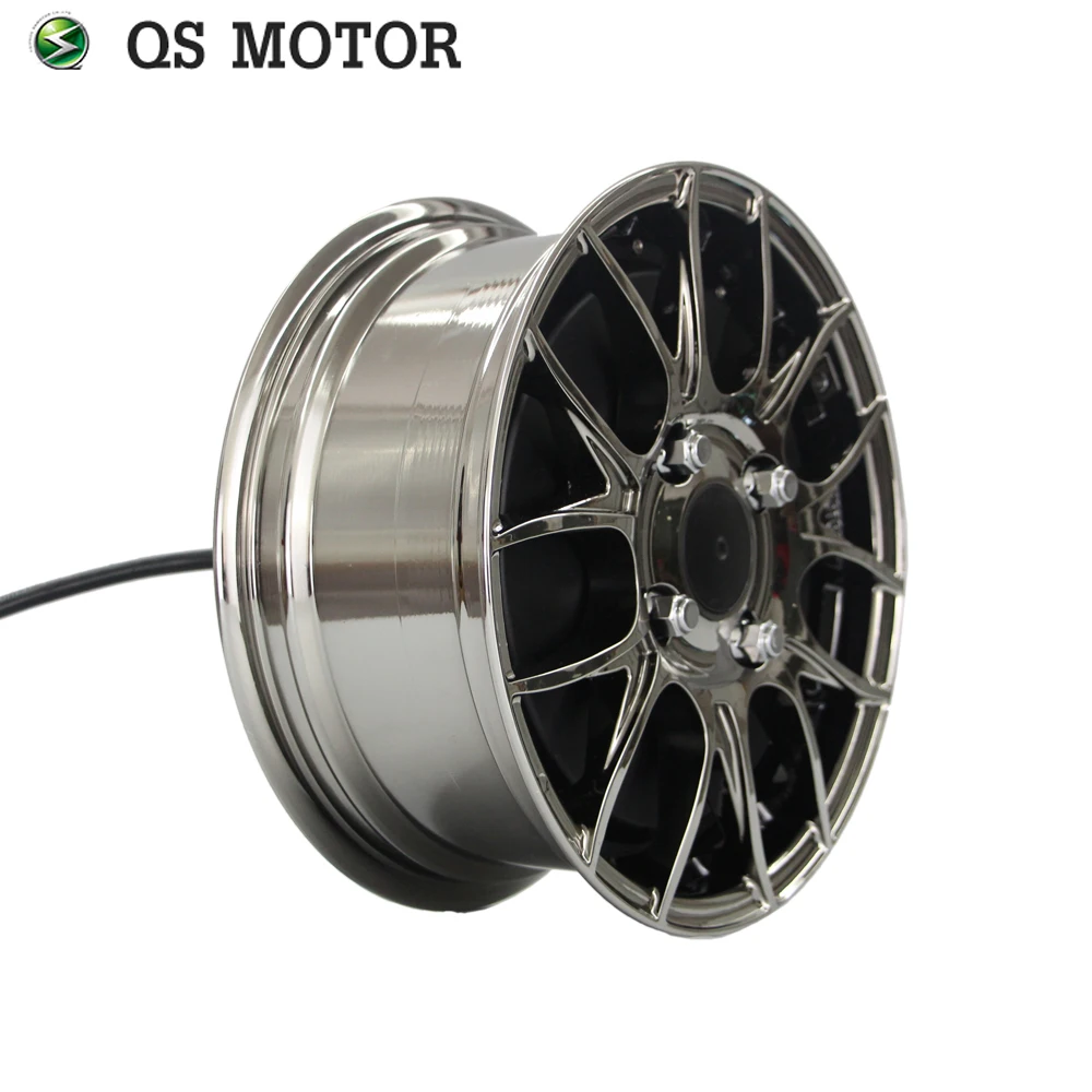 Small Power QS 1.5kW V1 12*5.0inch Width Rim In-wheel Hub Motor For E-scooter Application