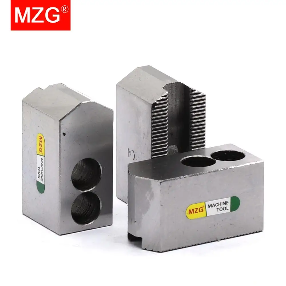 MZG 4 5 6 7 10 12 inch 120 Degree Standard Hollow Soft Jaw for CNC Lathe Chuck Machining  Cutting Tool