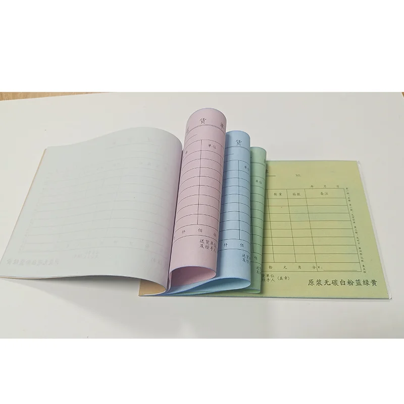 Cuaderno de facturas impreso personalizado para uso comercial, T0314A