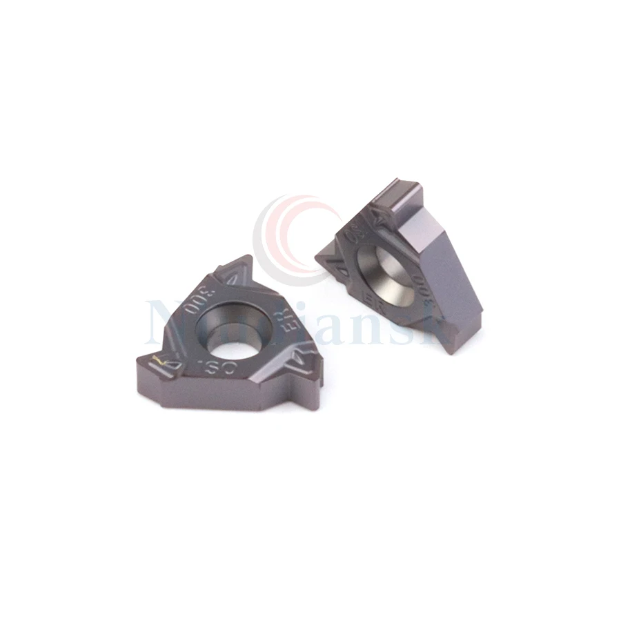 10Pcs 16ER 100ISO 16IR 200ISO Carbide Draaibank Draaien Insert Geschikt Voor Algemene Bewerking Van Staal Roestvrij Staal En Gegoten ijzer