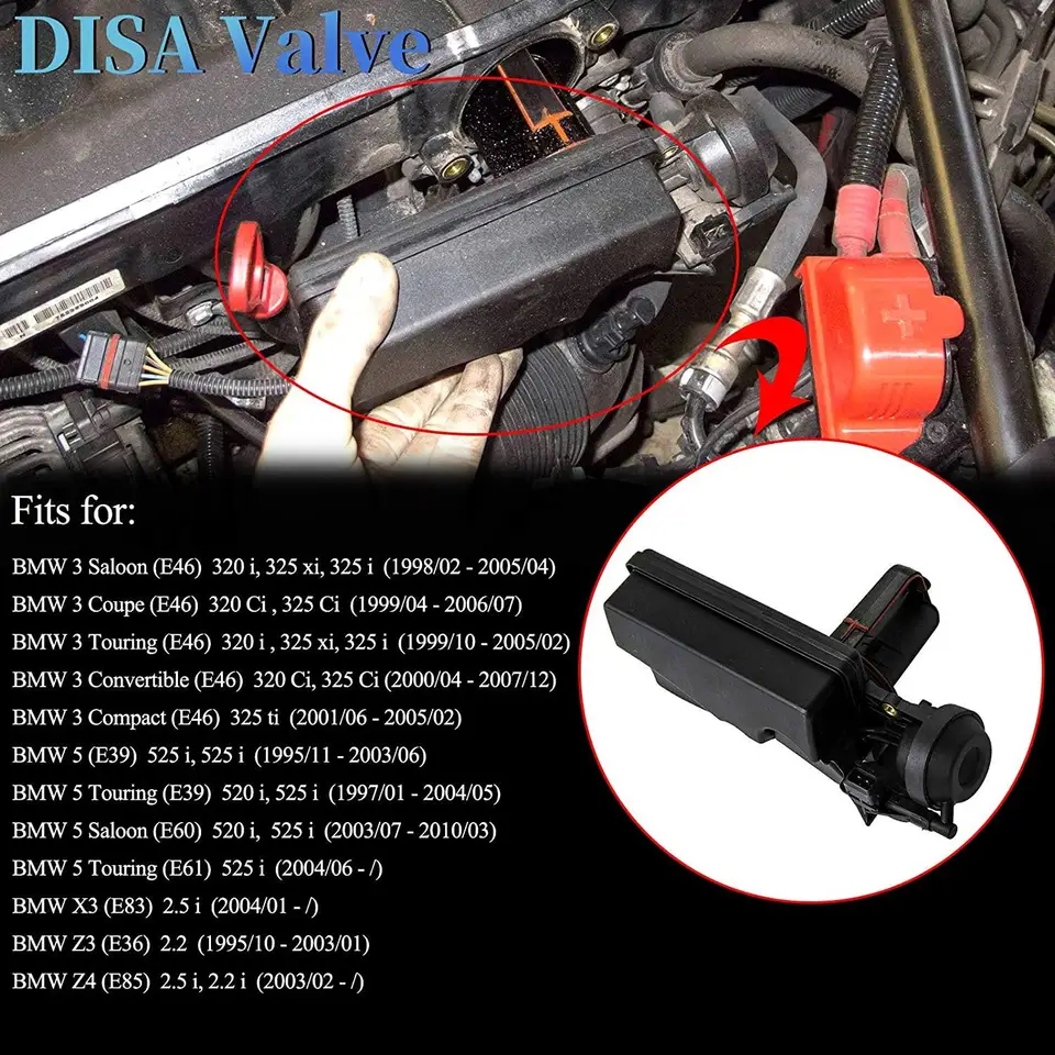 TAKPART Kit Réparation Valve Commande Air Admission M54 - Pour BMW E46 E39 E60 11617544806 2.2L 2.5L