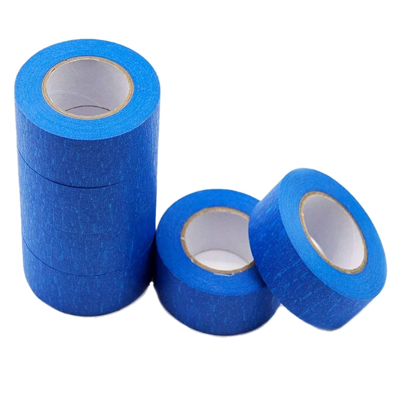 

Blue Painters Tape Masking Tape 1 Inch, DIY or Professional Painter (6 Pack,22Yard Per Roll)