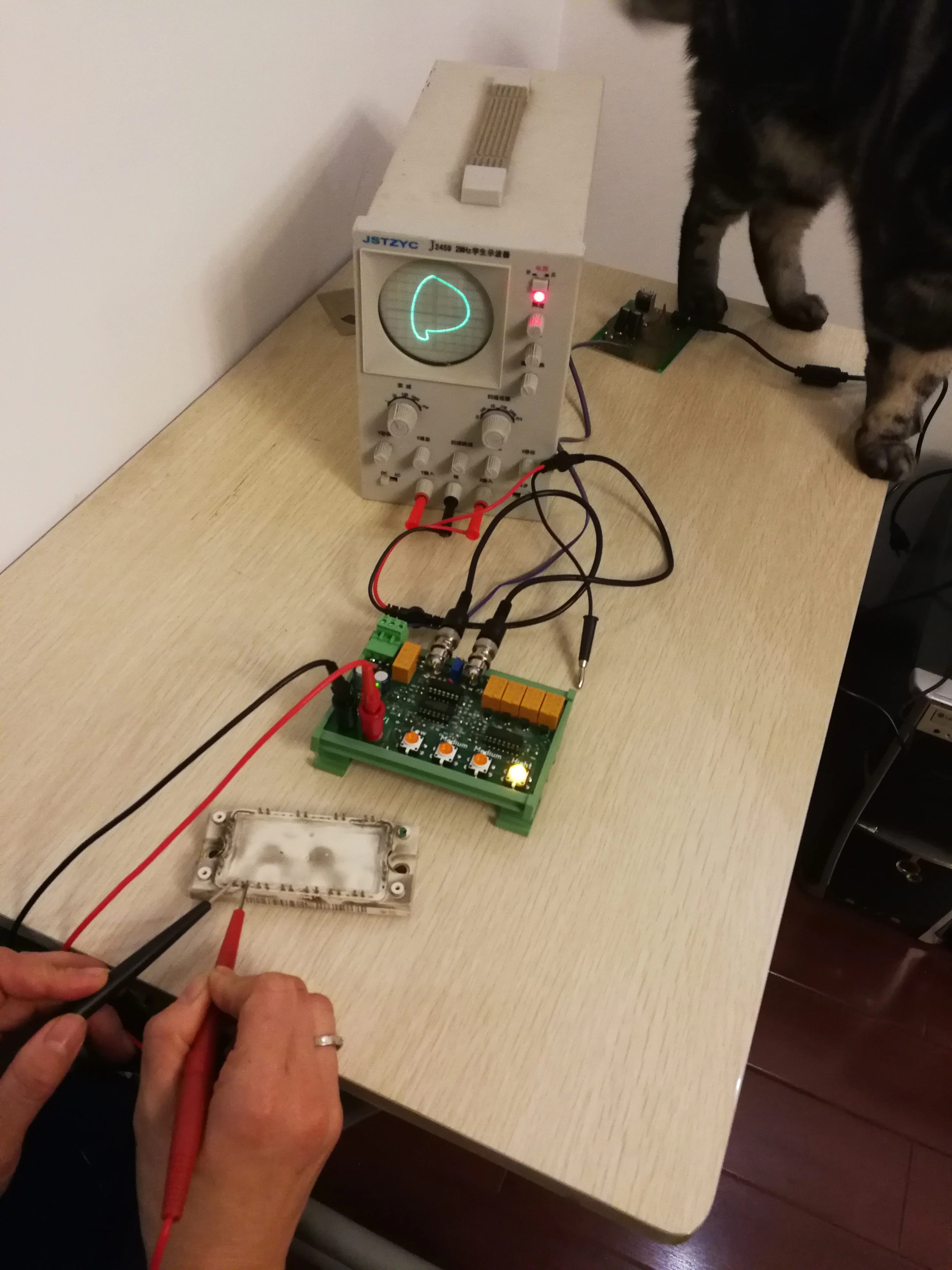 Placa de circuito para teste on-line, instrumento de diagrama de curva vi, teste asa