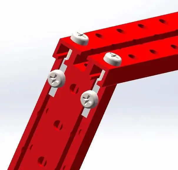 Conector de haz-Robot de aluminio, accesorios DIY