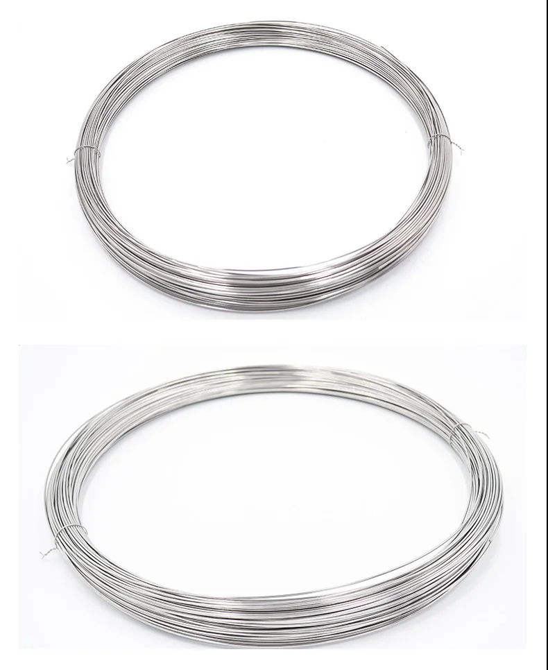 New20/100m 304 Stainless Steel Wire Single Strand Tie Soft wire  0.5mm/ 0.8mm/1mm/1.2mm/1.5mm/2mm/2.5mm/3mm