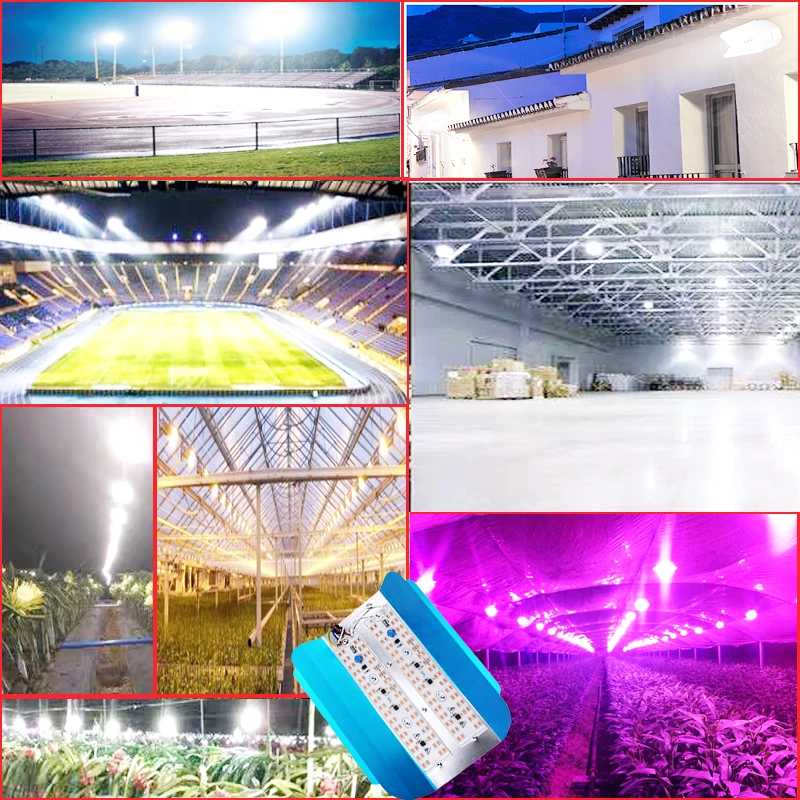 100W 50W 30W 220V 110V led plant grow light full spectrum LED FloodLight Reflector Flood Light Waterproof IP65 Spotlight