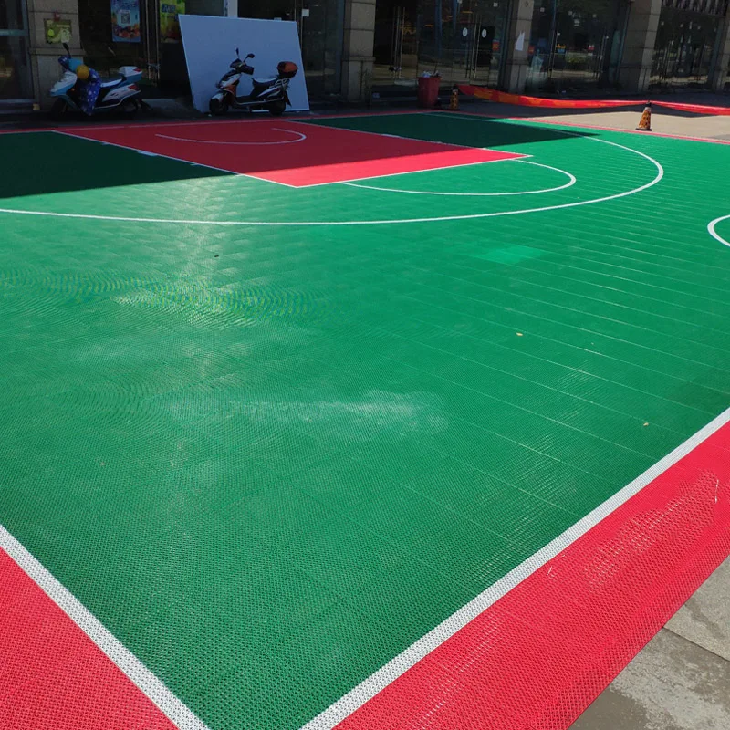 Beable Customize LOGO And Size Basketball Sports Surface Modular Outdoor Interlocking In Plastic Flooring Landscape Materials