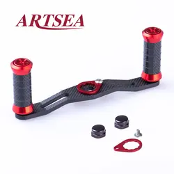ARTSEA New 1K Carbon Fiber Refit Fishing Reel Handle Rocker For Baitcasting Reel Fish Accessories Diy Lure Tool
