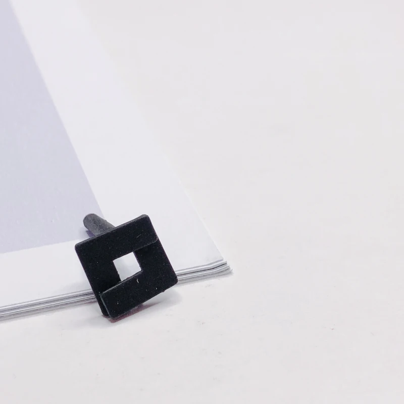 Square Alloy Stud Earring Finding Components Eardrop Simple Style DIY Jewelry Accessories Handmade Materials 8pcs