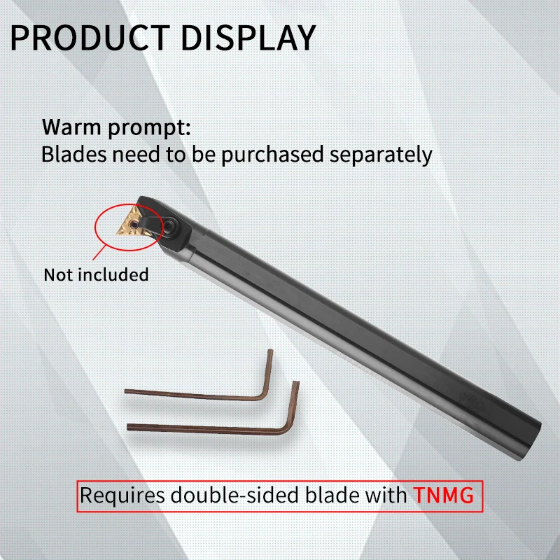 S16Q/S20R/S25S/S32T-MTFNR16R Internal Turning Tool Holder Boring Bar TNMG16 Carbide Inserts Lathe Bar CNC Cutting Tools