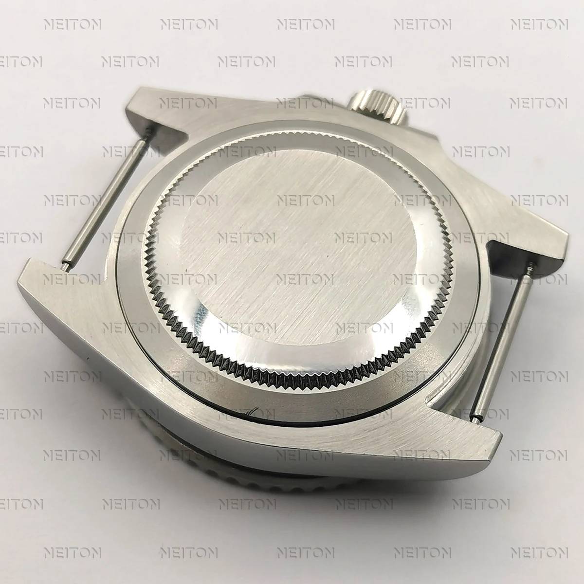 NEITON 40mm Case Sapphire Glass Fit ETA2836 NH35/36 Mingzhu DG2813/5833 Miyota 8215/8205 Auto Movement Back Transparent Glass