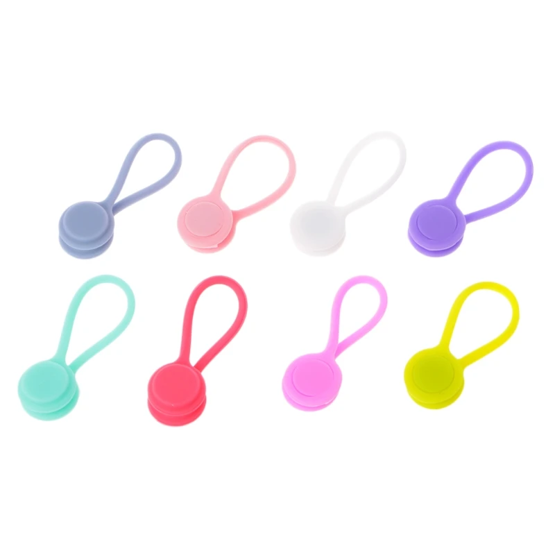 슈퍼 강한 자기 트위스트 타이 케이블 와인 더 데스크탑 코드 홀더 주최자 QX2B