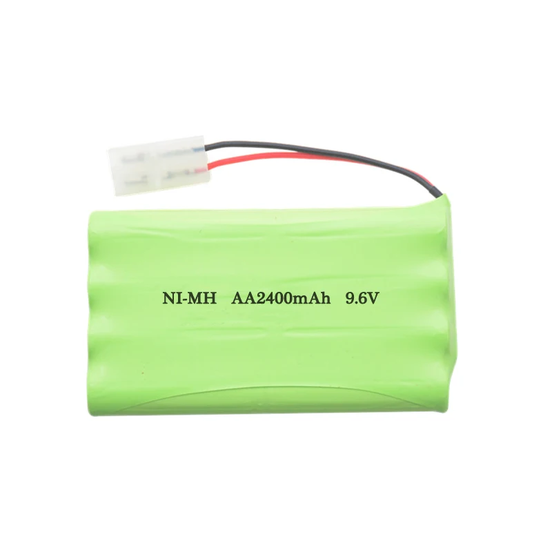9.6v 2400mAh Ni-MH Rechargeable Battery + Charger Set For RC toys Cars Boats Tanks Robots Gun AA 9.6v 1800mah NiMH Battery Pack