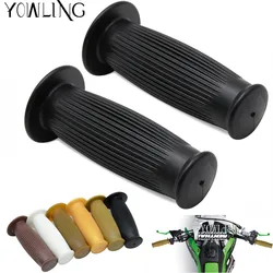 25mm 28mm Universal Vintage Handle Grips Motorcycle Rubber handlebar grips Hand Grip Bar Ends Handle Bar 2022 2021 2020 2019