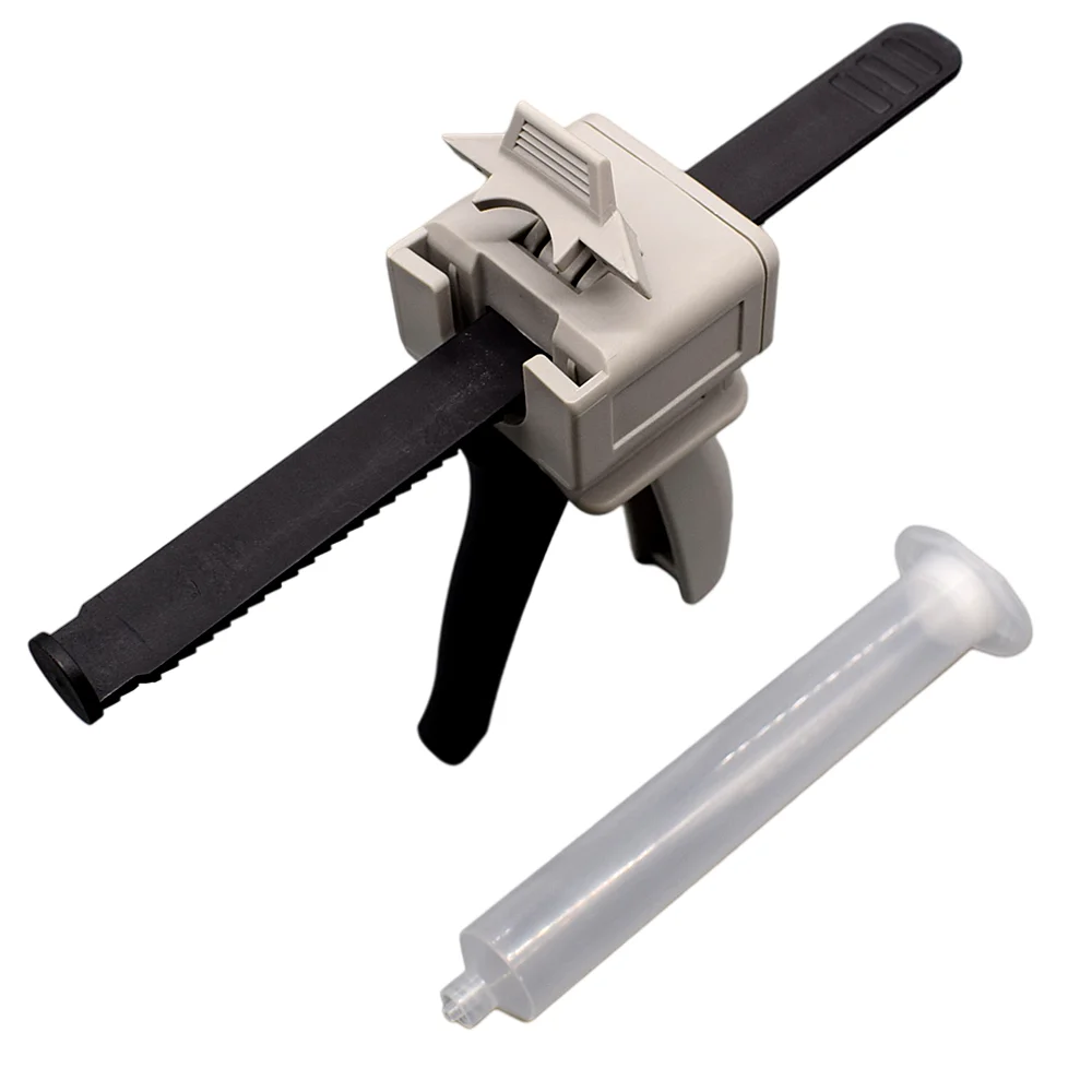 55ml UV colla manuale pistola per calafataggio pistole a liquido singolo 55cc pistola per colla Dispenser adesivo attrezzo manuale con barilotto per siringa di erogazione 55cc