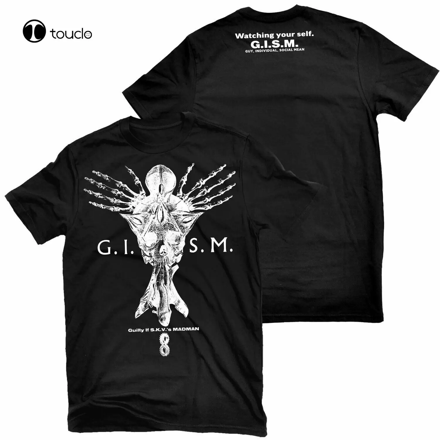 New Gism Skull Wing T-Shirt New Records G.I.S.M Tee Tee Shirt Cotton T Shirt Custom Aldult Teen Unisex Fashion Funny New Cotton