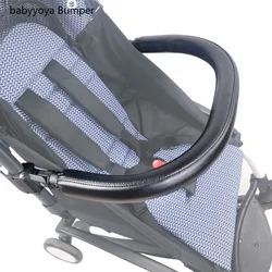 Accesorios para cochecito de bebé, barra paragolpes de cuero y tela Oxford para Babyzen yoyo Babytime, reposabrazos, piezas para cochecito