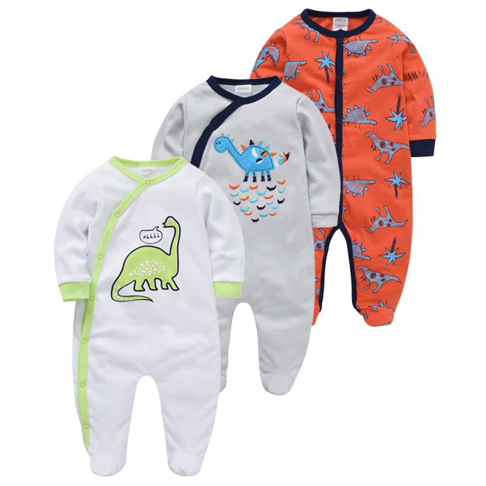 

3pcs Baby Pyjamas Newborn Girl Boy Pijamas bebe fille Cotton Breathable Soft ropa bebe Newborn Sleepers Baby Pjiamas