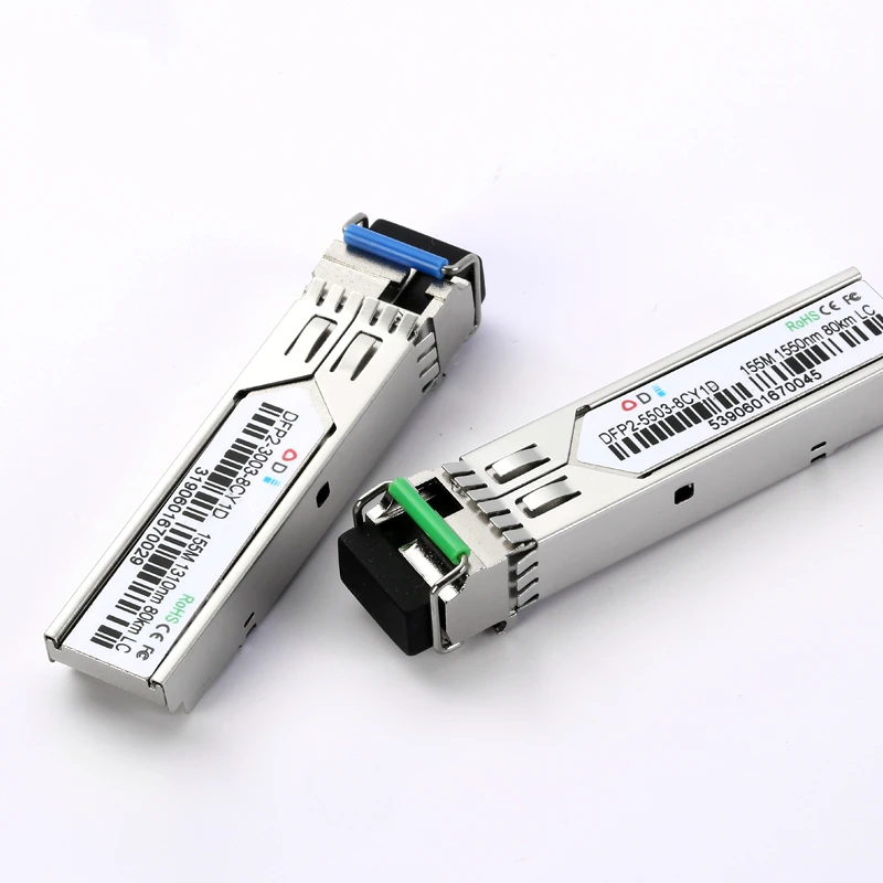 DFP2-5503-8CY1D 155M LC Single Fiber 80KMTransceiver Module SFP Module Fiber Optic