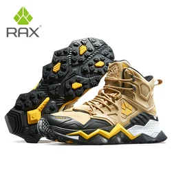 RAX Running Shoes Men Women Outdoor Sports Footwear Lightweight Breathable Sneakers Air Mesh Upper Non-slip Natural Rubber Outso