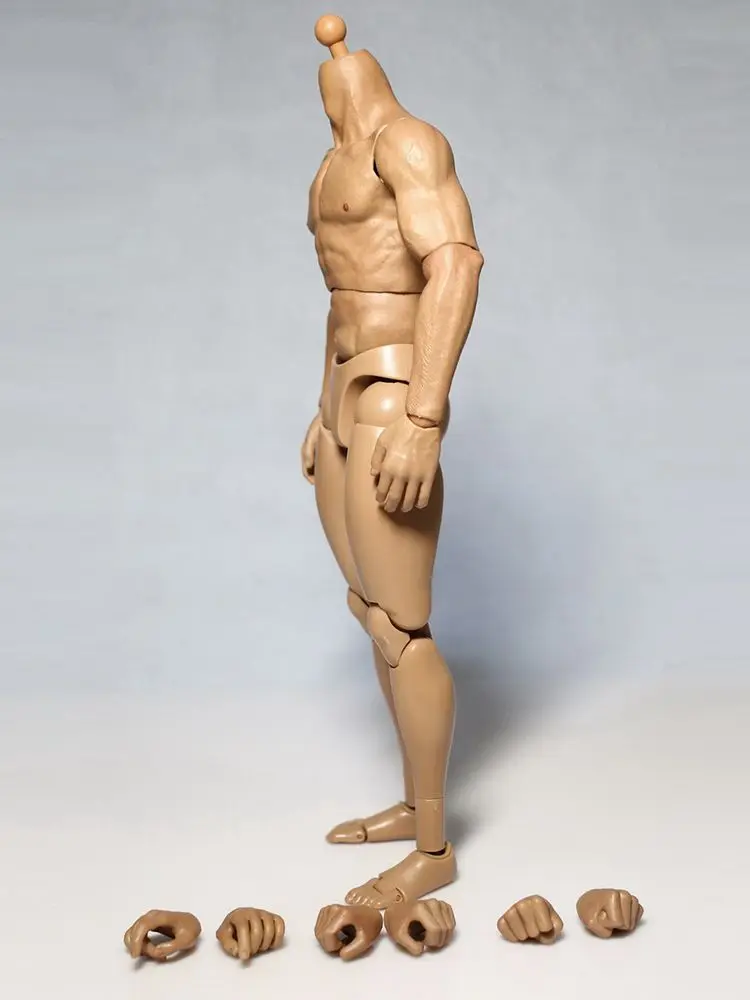 ZC Toys 12" Action Figure 1/6 Scale Male Man Nude Muscular Strong Soldier Model Body Head Sculpt Model