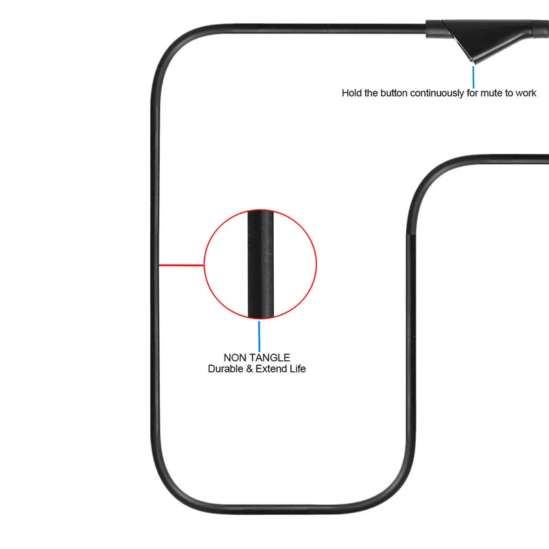 Запасной аудиокабель Aux 3,5 мм для гарнитуры Logitech Astro A10 A40 A30, бесшумный аудиокабель из ТПЭ, высокое качество