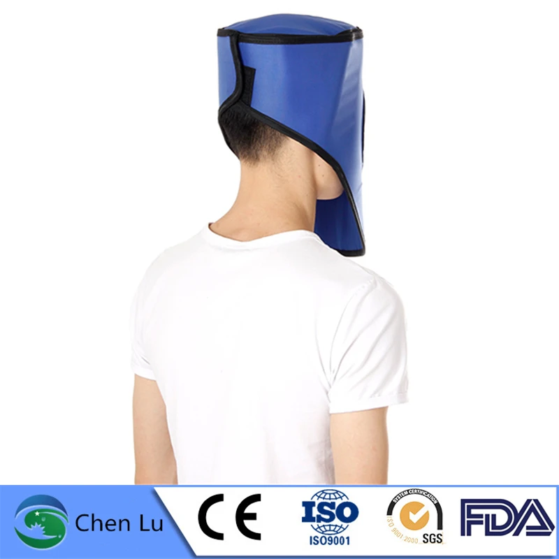 Direct selling x-ray gamma ray radiation protective 0.5mmpb lead cap radiological protection high quality lead one-piece hat