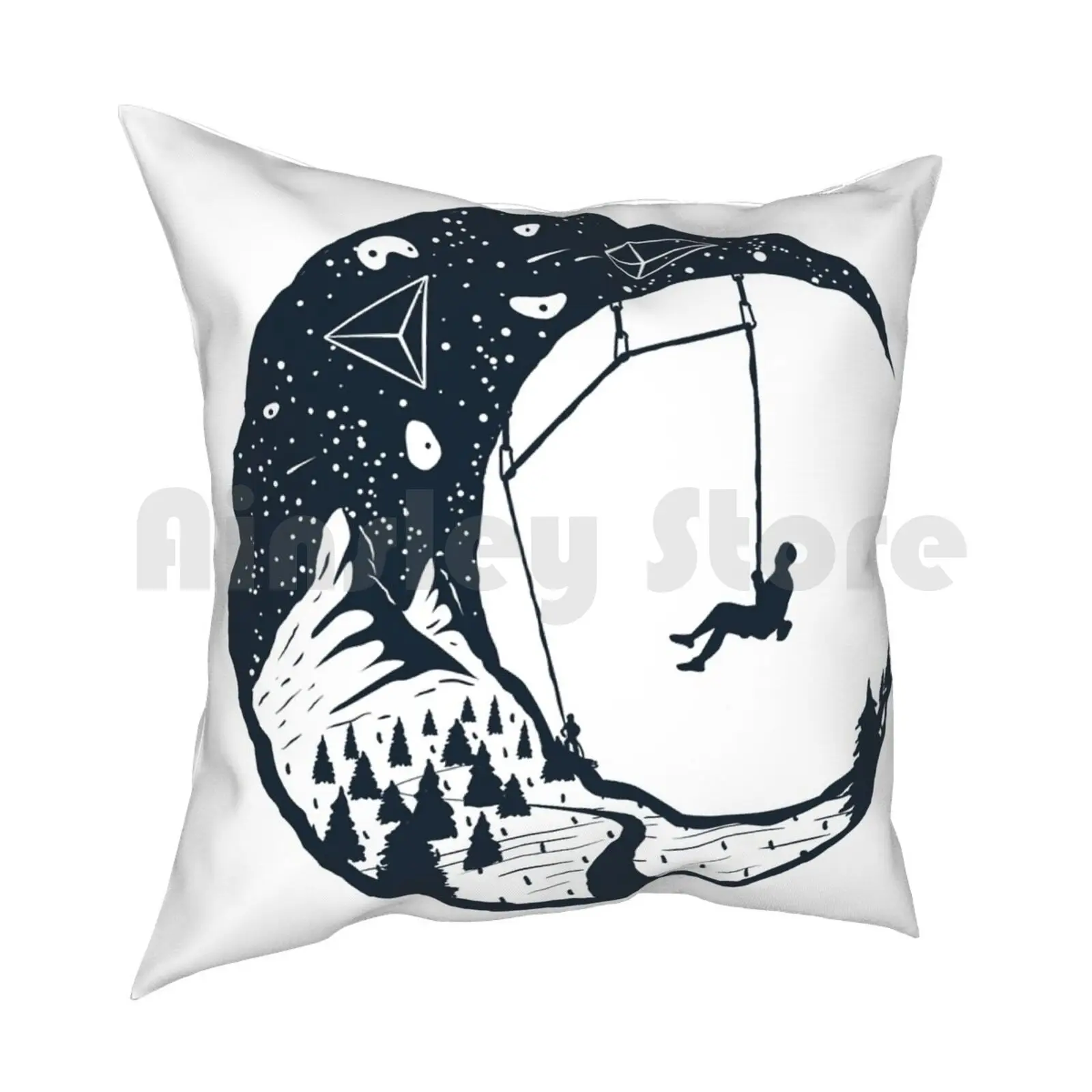 Climber'S Sky | Climbing Pillow Case Printed Home Soft Throw Pillow Climbing Bouldering Climbing Climb Sports Gri Gri