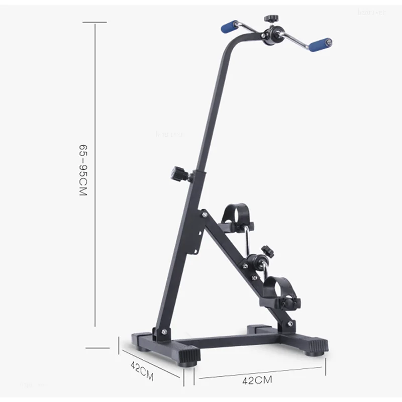 Onset of exercise rehabilitation old man hands stroke hemiplegia training equipment machine walker bicycle massage