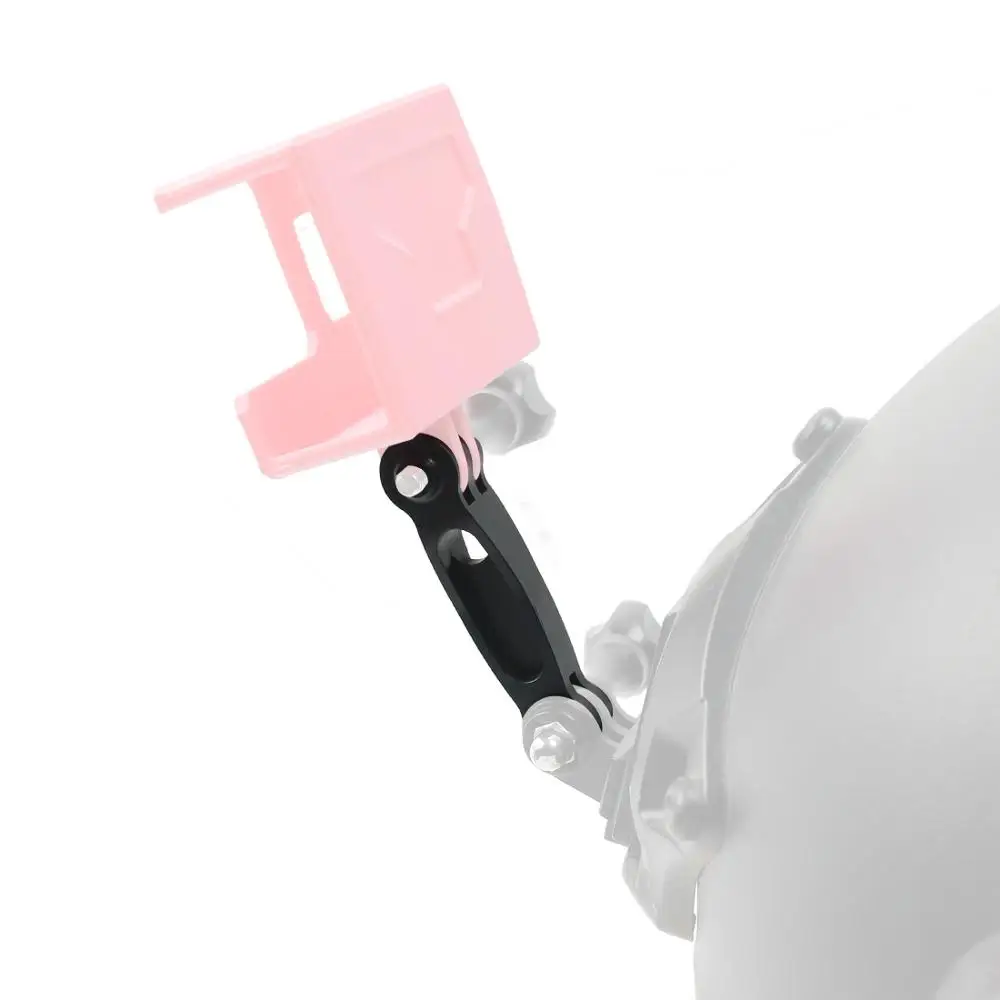 Bgning-アルミニウムcnc延長アーム,gopro max hero 8 yi sjcam ekenスポーツカメラ用取り付けアダプター