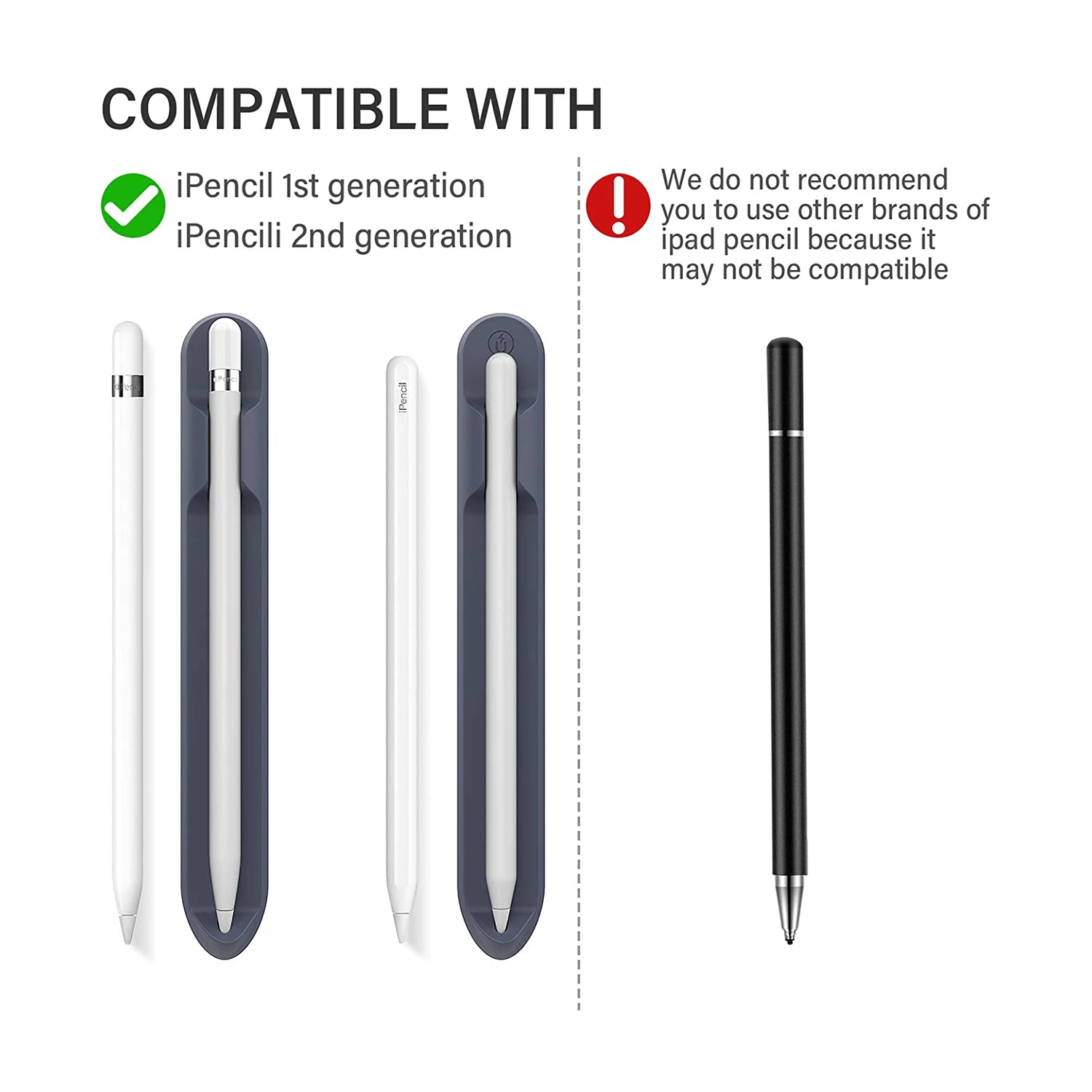 แม่เหล็กผู้ถือดินสอสำหรับ Apple ดินสอ2 1 iPad Organizer,สำหรับ iPad Pro 11,iPad Air 2020 8th อุปกรณ์เสริมดินสอ