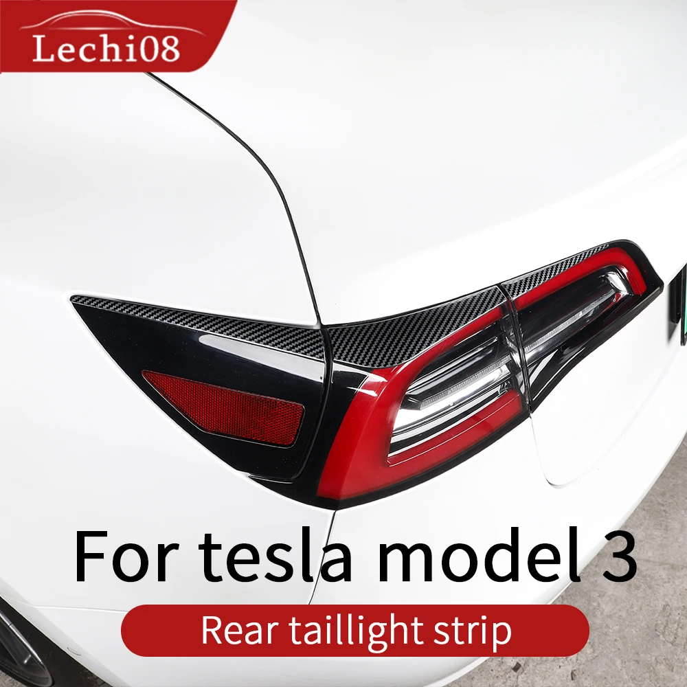 Rear  headlights stight for Tesla model 3 accessories/car accessories model 3 tesla three tesla model 3 carbon/accessoires