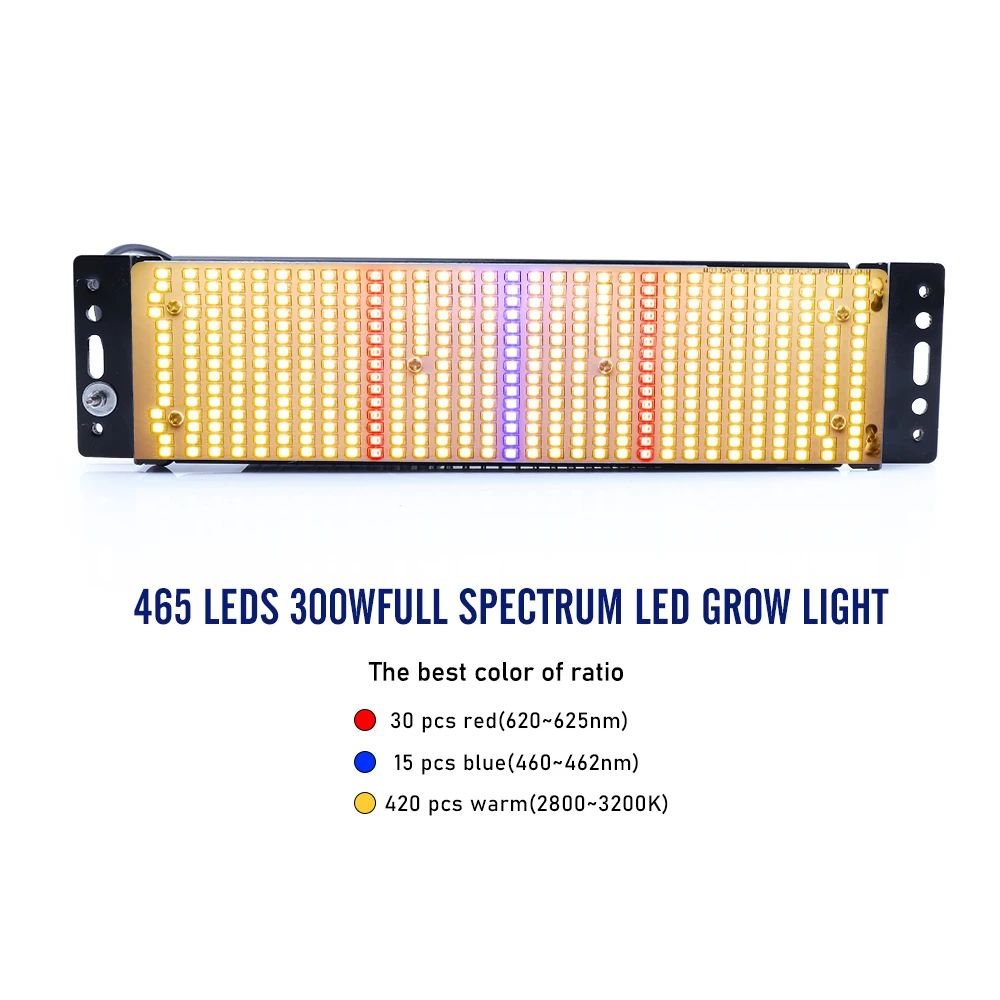 Led Plant Light Full Spectrum 300W Phytolamp For Plants Hydroponics GrowBox Growtent Complete Kit Warm White Light For Seedlings