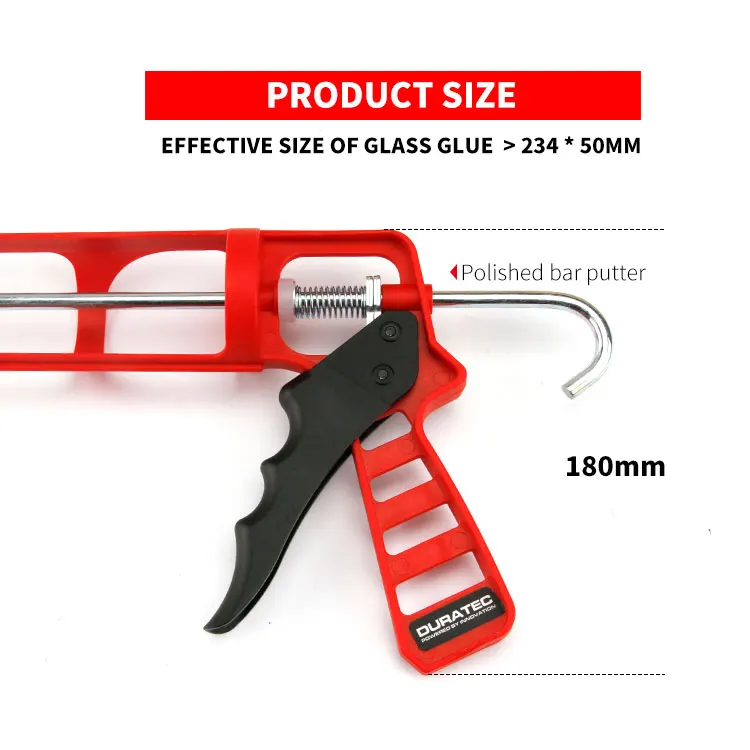 New Style Lightweight Manual Caulking Gun Glass Glue Guns Paint Finishing Tools Glue Seals for Doors and Windows