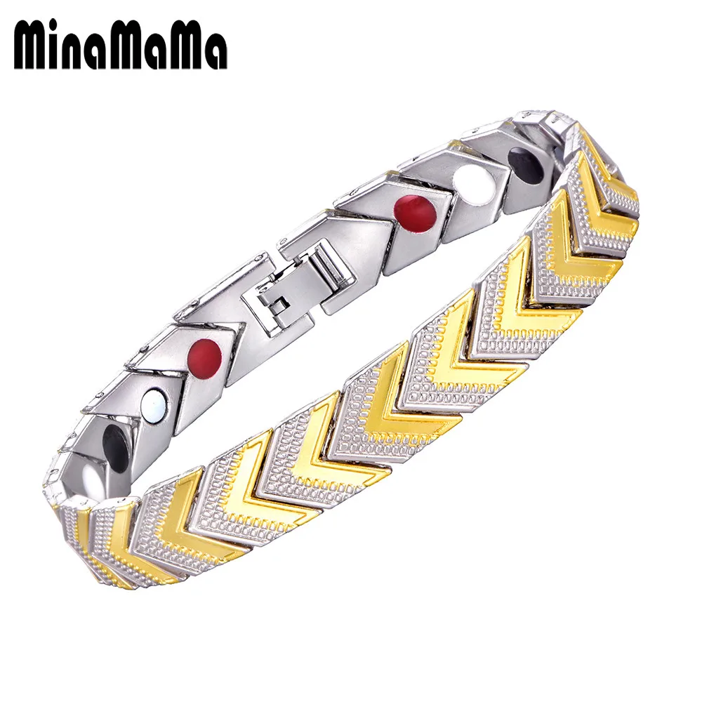 Vintage Male Ion Energy Bracelet Copper Chain Germanium Magnetic Bracelet For Woman Men Arthritis CureHealth Jewelry