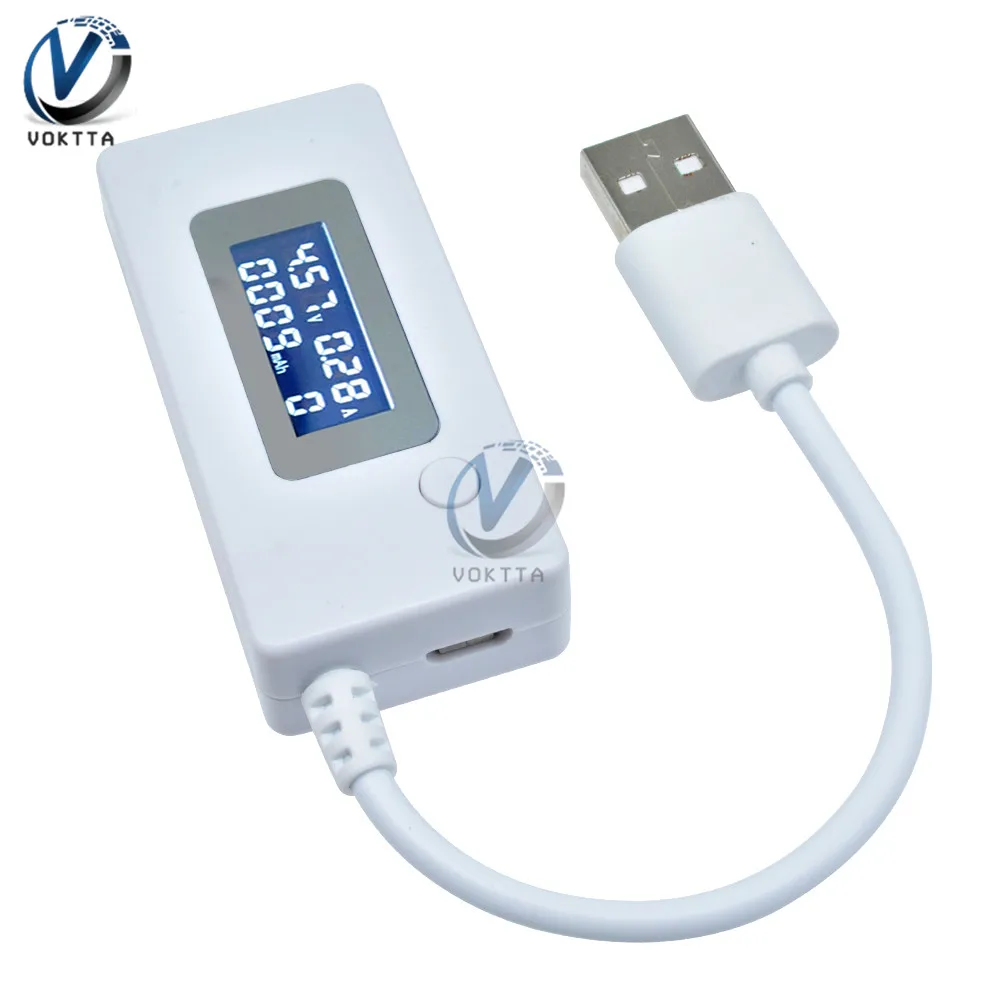 LCD Screen USB Tester Doctor Voltage Current Meter Mobile Power Bank Charger Detector Digital Display USB Meter Dropshipping OEM