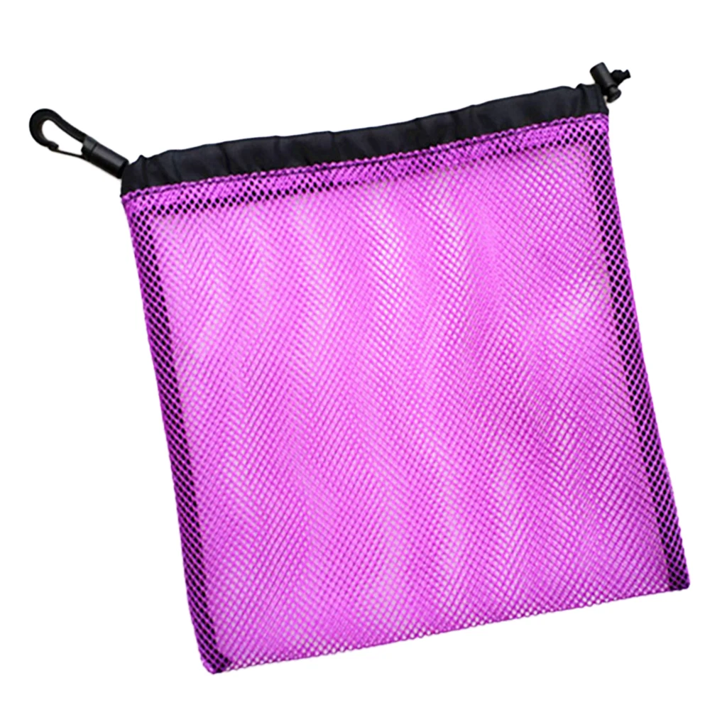 Bolsa de malla de nailon ligero para Golf y tenis, bolsa con cordón de almacenamiento, 30 bolas, elige colores