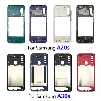 NEW For Samsung A20S A30S A50S A70 A30 A50 A70 Middle Frame Housing Frame Panel Rear Housing Case Panel Replacement Part