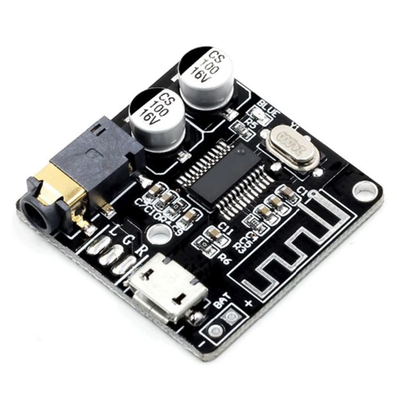 5PCS VHM-314 Mini Bluetooth 5,0 Audio Empfänger Modul MP3 Lossless Decoder Board 3,7-5V Wireless Stereo Ausgang verstärker