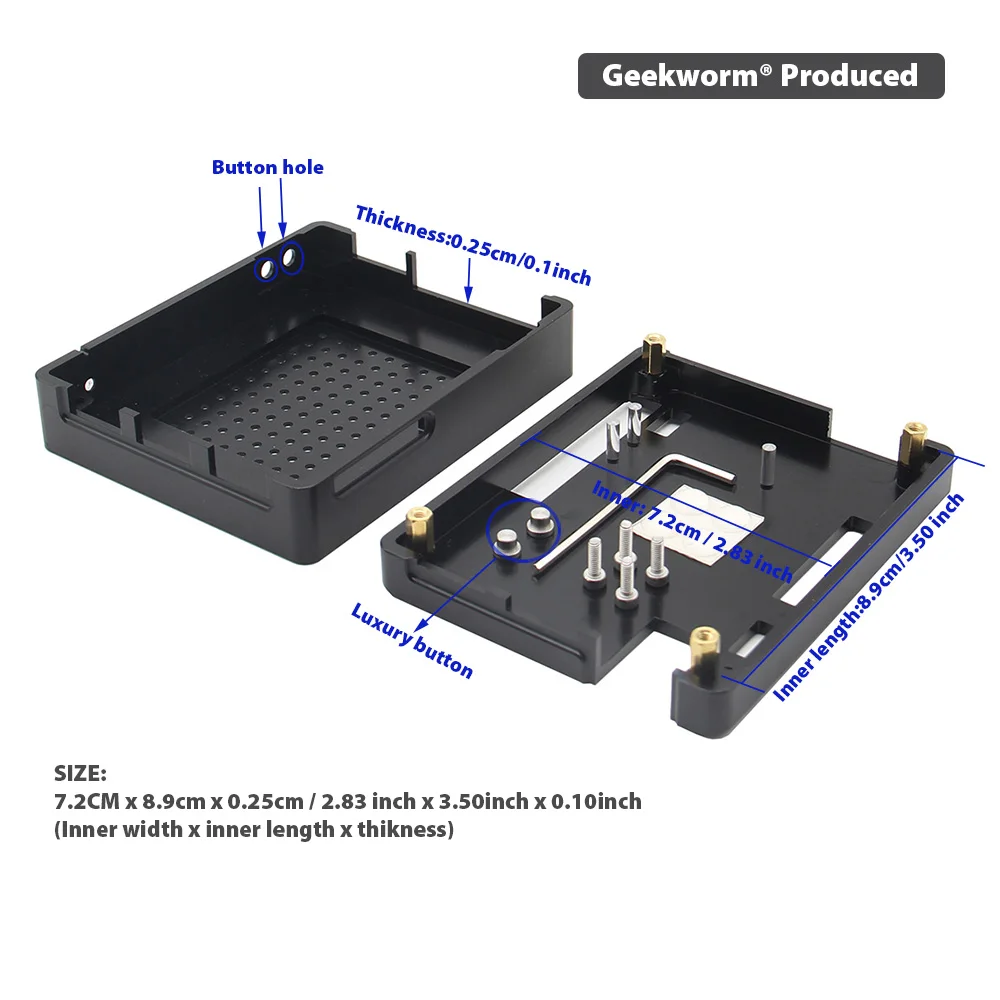 Lattepanda V1.0 Aluminum Alloy Case Enclose + Super-Mute Cooling Fan with Heat Sink Set